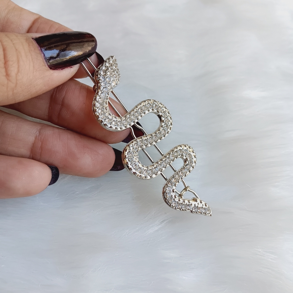Snake Bling Hair Clip - Picture 12 of 13
